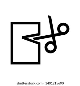 scissor vector icon template - Vector