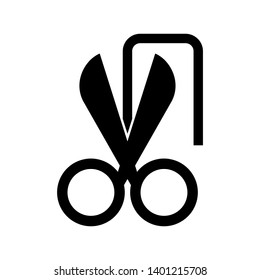 scissor vector icon template - Vector
