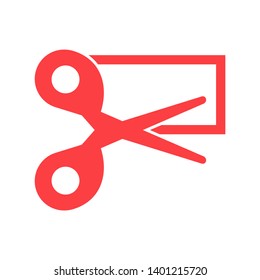 scissor vector icon template - Vector