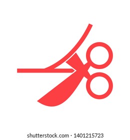 scissor vector icon template - Vector