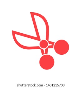 scissor vector icon template - Vector