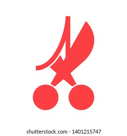 scissor vector icon template - Vector