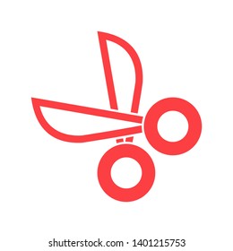 scissor vector icon template - Vector