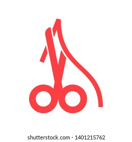 scissor vector icon template - Vector