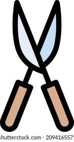 ilustración vectorial de corte aislada en un fondo transparente. iconos vectoriales de trazo para el concepto o gráficos web.