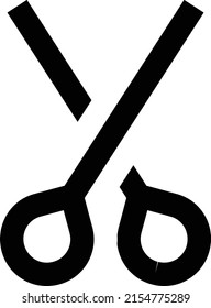 scissor Vector illustration on a transparent background.Premium quality symbols.Glyphs vector icon for concept and graphic design.