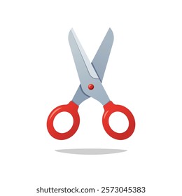 Scissor vector isolated on white background.