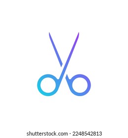 scissor vector for website symbol icon presentation