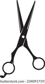 scissors barber shop vector logo icon