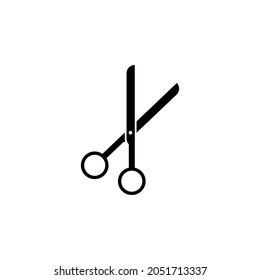 Scissors black icon cosmetics set