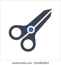 Scissors blade icon, Vector Graphics