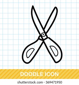 scissors color doodle