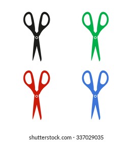 Scissors - color vector icon