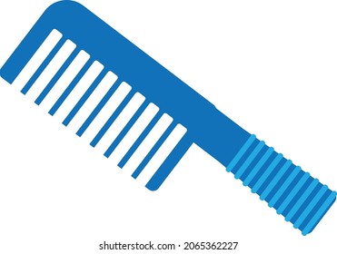 scissors and comb isolated design illustration vector concept