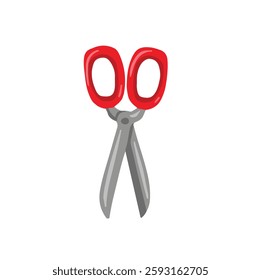 Scissors for Crafts, Sewing, Hand Drawn Vector Illustration