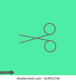 scissors, cut icon