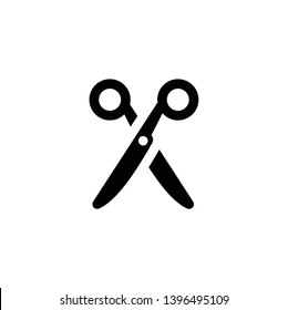 scissors, cut icon vector illustration