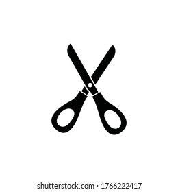 scissors cut icon vector sign symbol isolated