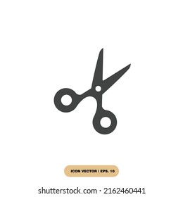 Scissors cut icons  symbol vector elements for infographic web