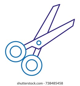 scissors cut isolated icon