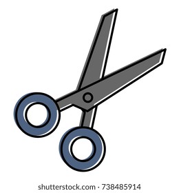 scissors cut isolated icon