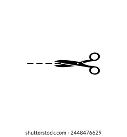 scissors for cut marks here