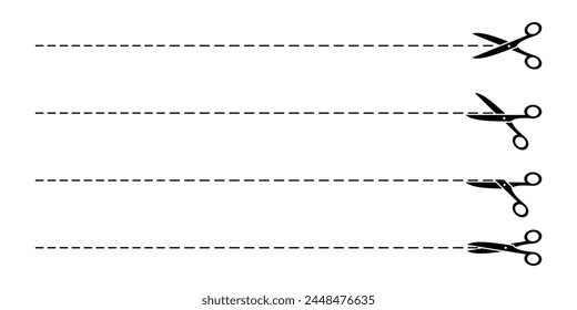 scissors for cut marks here