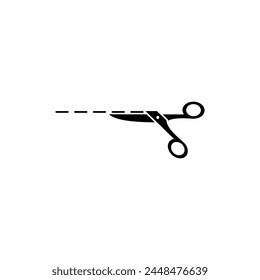 scissors for cut marks here