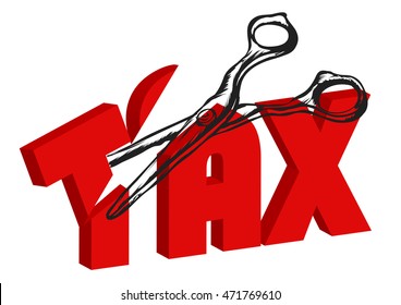 scissors cut taxes