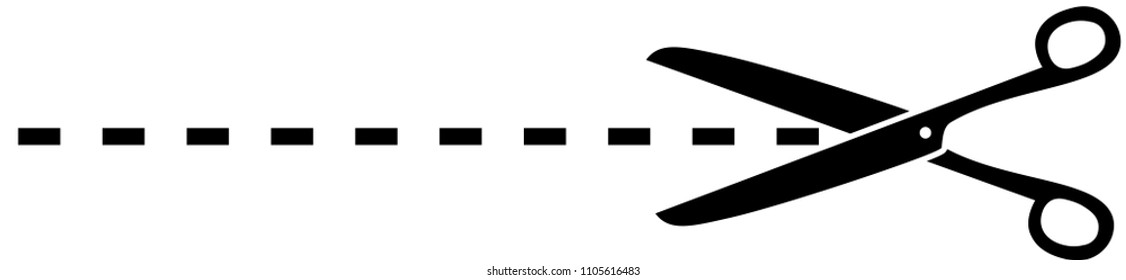 Scissors for cuttifng illustration