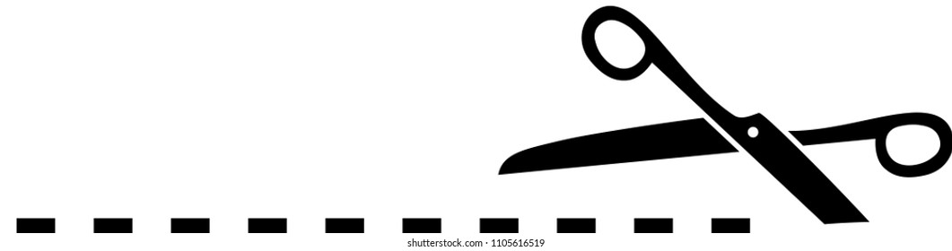 Scissors for cuttifng illustration