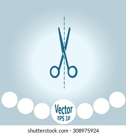 scissors cutting