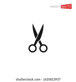 Scissors Cutting Icon Design Vector