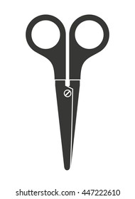 scissors cutting isolated icon design, vector illustration  graphic
