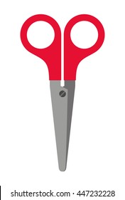 scissors cutting isolated icon design, vector illustration  graphic