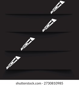 Scheren Schnittlinie Icons Collection - Vektorgrafiken von Scheren Schneiden gestrichelte Linien in verschiedenen Stilen