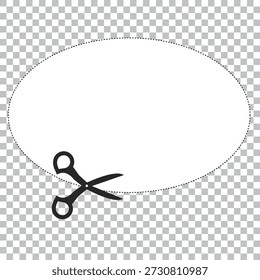 Scheren Schnittlinie Icons Collection - Vektorgrafiken von Scheren Schneiden gestrichelte Linien in verschiedenen Stilen