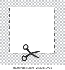 Scheren Schnittlinie Icons Collection - Vektorgrafiken von Scheren Schneiden gestrichelte Linien in verschiedenen Stilen