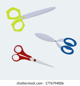 
Scissors for cutting paper, school accessories