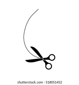 scissors cuttting icon image 