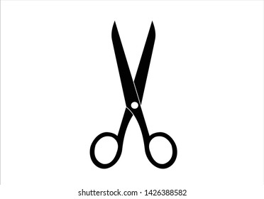 scissors design vector hand drawn Scissors icon template