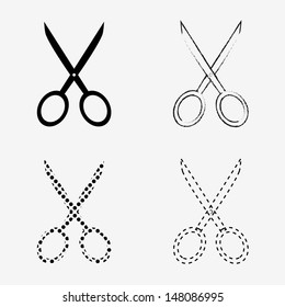 Scissors in different forms