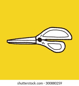 scissors doodle