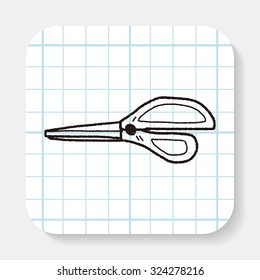scissors doodle