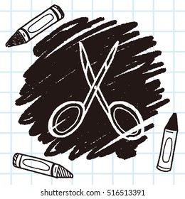 scissors doodle