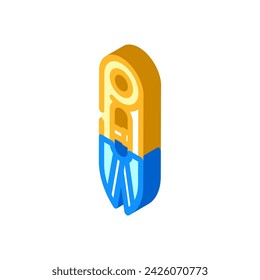 scissors embroidery hobby isometric icon vector. scissors embroidery hobby sign. isolated symbol illustration
