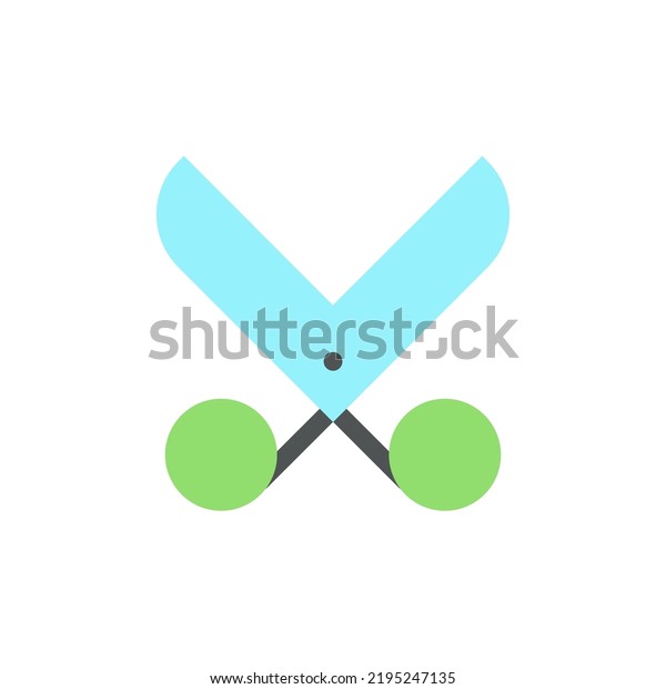Scissors flat\
color ui icon. Cut footage. Film production. Video editor\
instrument. Simple filled element for mobile app. Colorful solid\
pictogram. Vector isolated RGB\
illustration