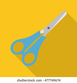 scissors flat icon. You can be used scissors icon for several purposes like: websites, UI, UX, print templates, promotional materials, info-graphics, web and mobile phone apps.