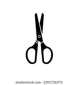 Titira el vector de silueta plana sobre fondo blanco. Iconos de suministro de Office. Símbolos estacionarios. Elemento para volver a la oficina, de vuelta a la escuela, concepto de artesanía.