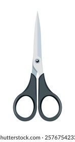 scissors flat style vector illustration